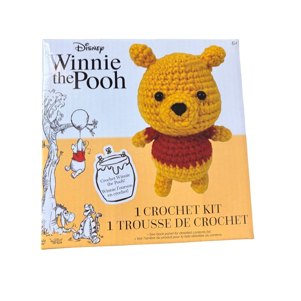 Disney Winnie the Pooh and Piglet Crochet Kits Set of 2 Amigurumi DIY Craft